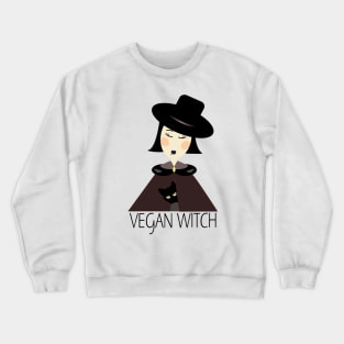 vegan witch Crewneck Sweatshirt